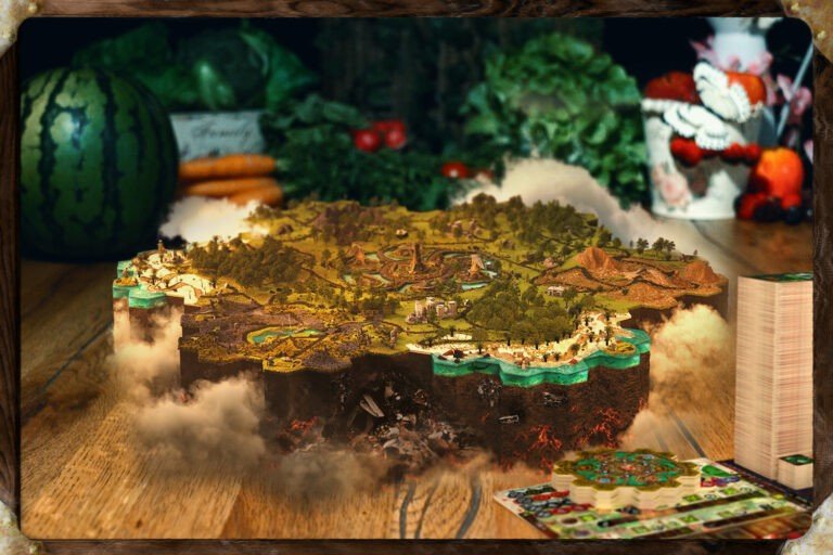 big island on a game table