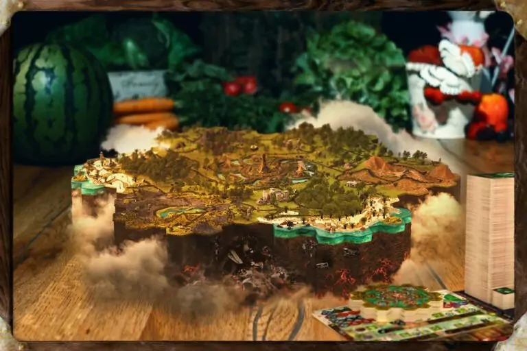 big island on a game table
